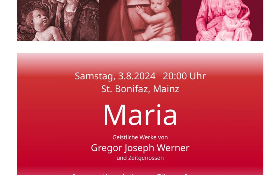 Maria – 1. Konzert der TeilnehmerInnen